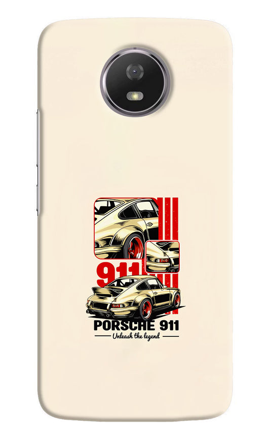 Classic Porsche 911 Moto G5S Hard Case Back Cover by Casekaro