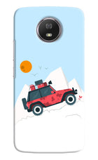 Mountain Trail Beast Moto G5S Hard Case Back Cover by Casekaro