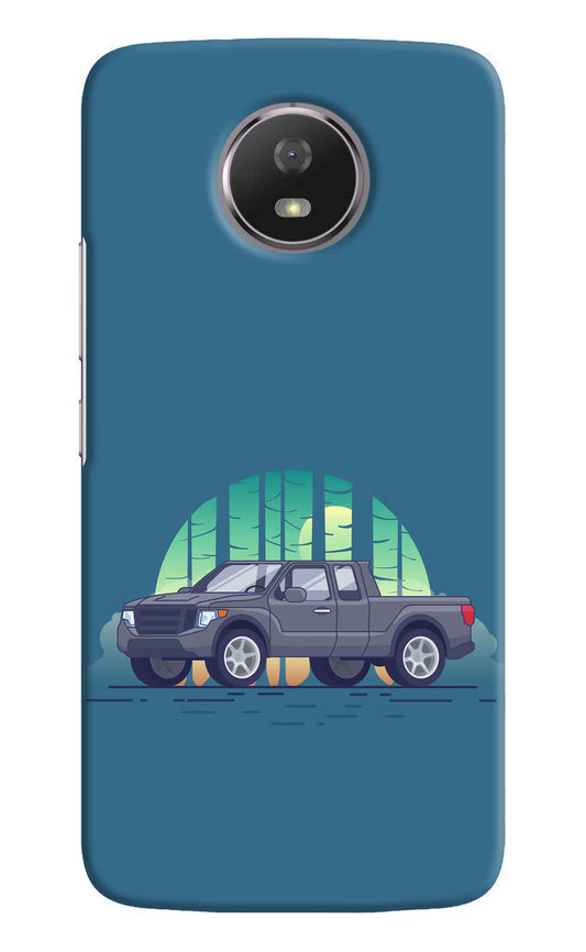 Retro Garage Vibe Moto G5S Hard Case Back Cover by Casekaro