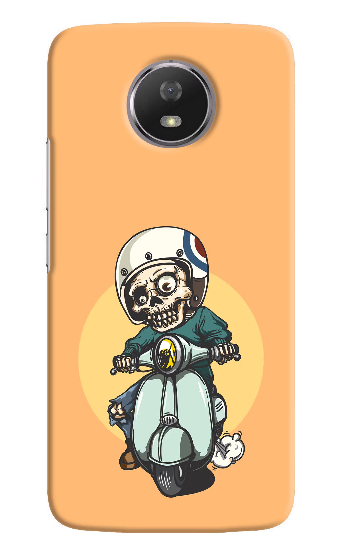 Undead Biker Moto G5S Hard Case Back Cover by Casekaro