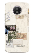 Soft Aesthetic Moto G5S Hard Case Back Cover by Casekaro