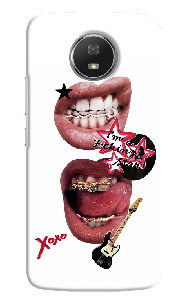 Rockstar Moto G5S Hard Case Back Cover by Casekaro