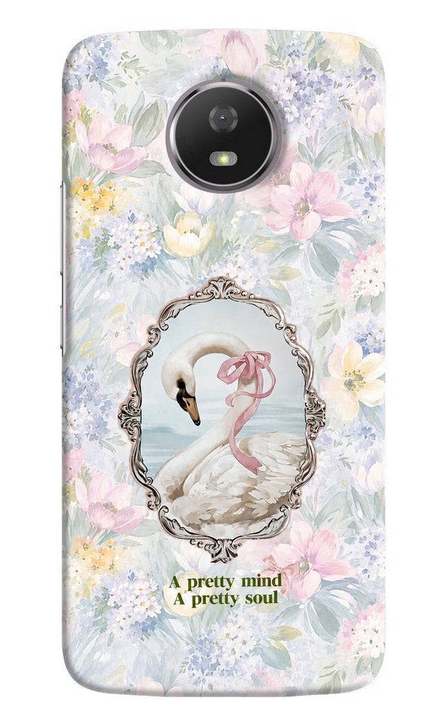 Pretty Mind Pretty Soul Moto G5S Hard Case Back Cover by Casekaro
