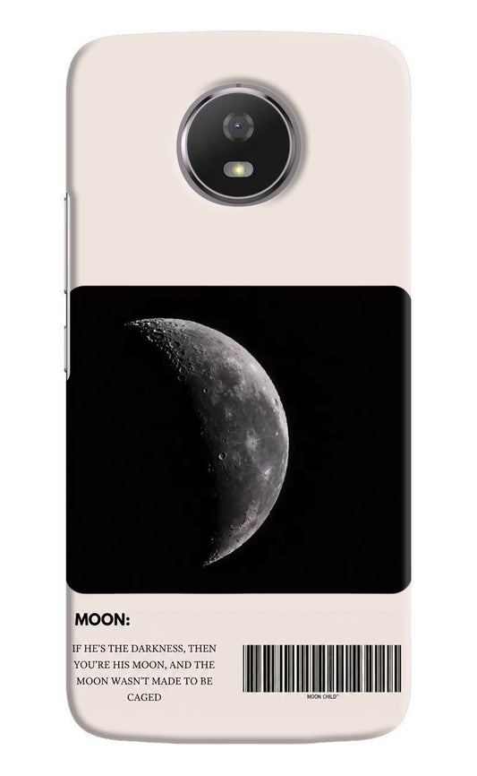 Moon Phase Moto G5S Hard Case Back Cover by Casekaro