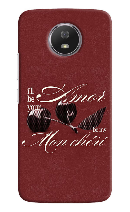 Velvet Cherry Moto G5S Back Cover