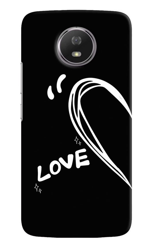Love Line Moto G5S Hard Case Back Cover by Casekaro