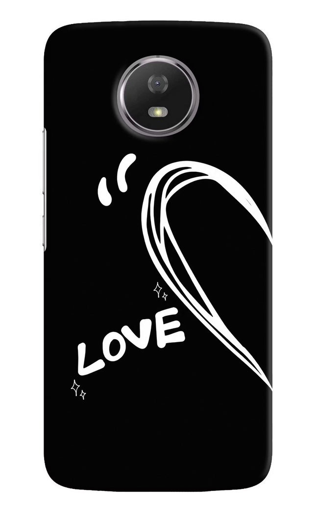 Love Line Moto G5S Hard Case Back Cover by Casekaro