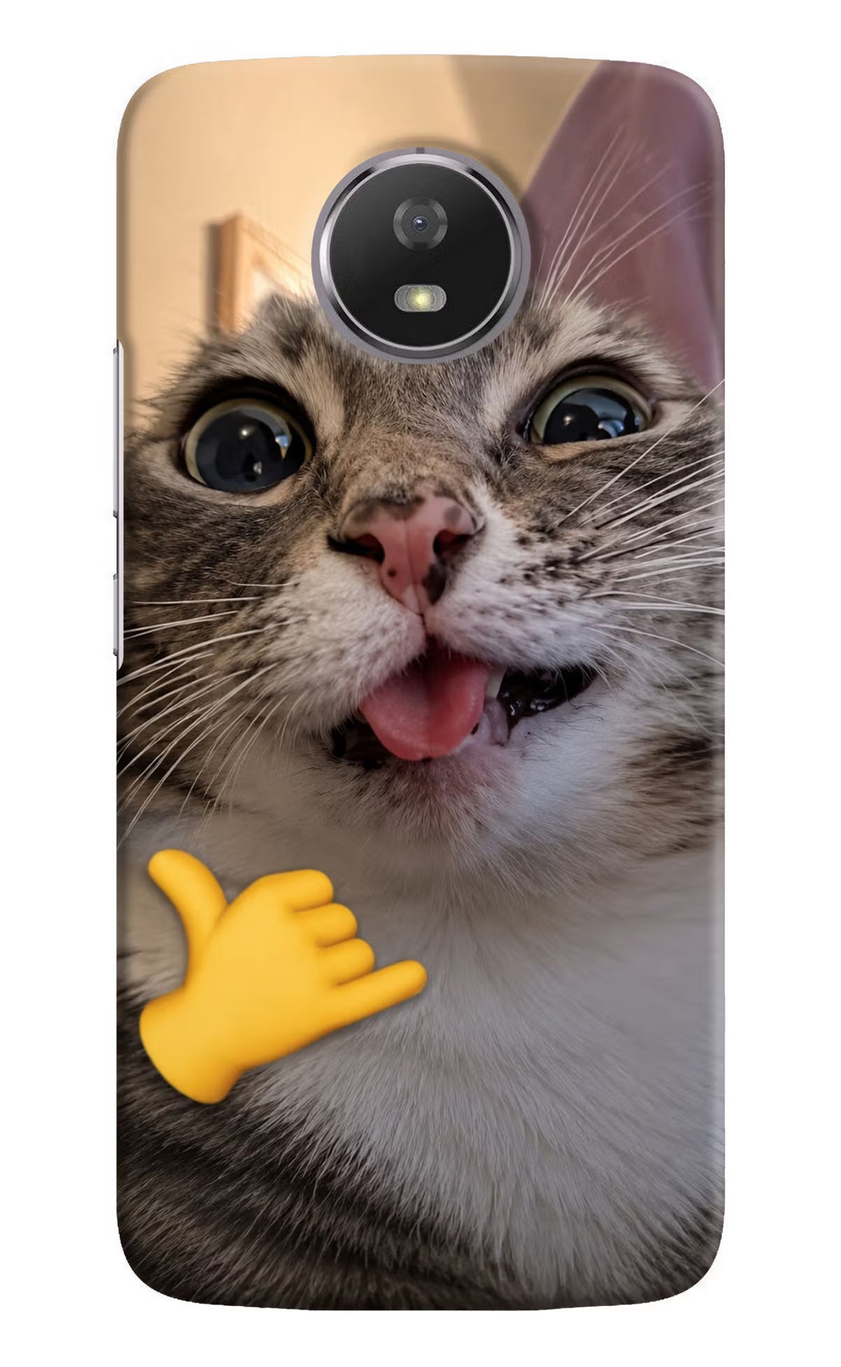 Silly Cat Call Moto G5S Back Cover