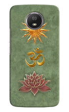 Om & Lotus Moto G5S Back Cover