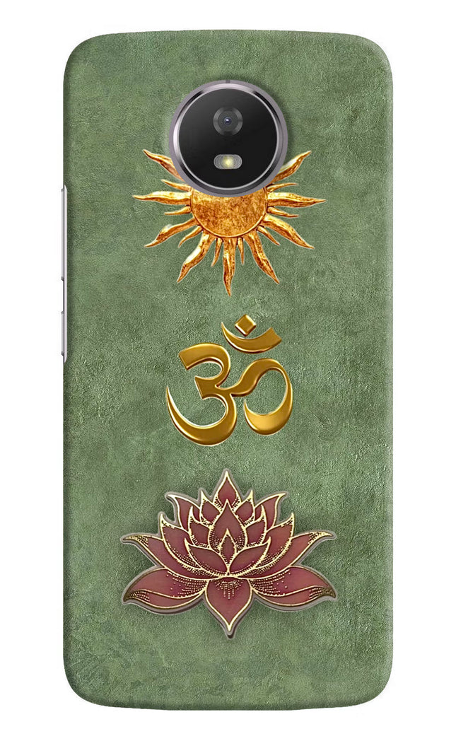 Om & Lotus Moto G5S Back Cover