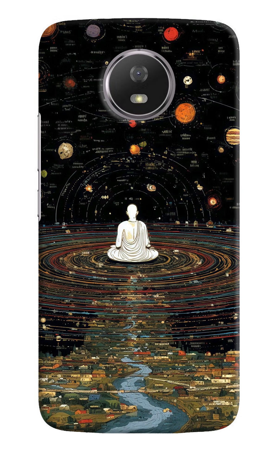 Space Monk Moto G5S Back Cover, Hard case