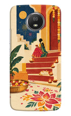 Diwali Rangoli Moto G5S Hard Case Back Cover by Casekaro