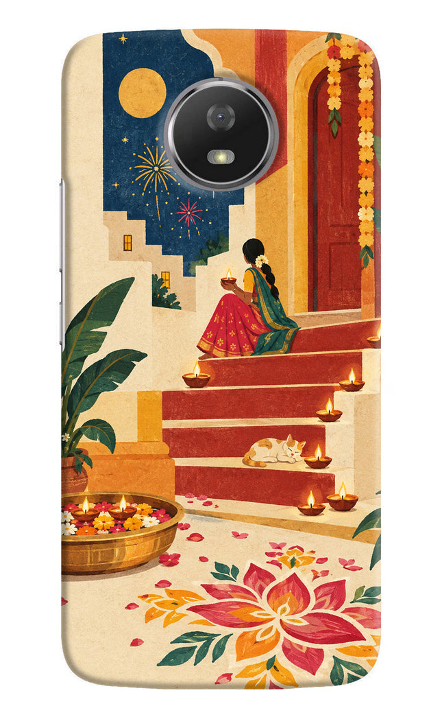 Diwali Rangoli Moto G5S Back Cover