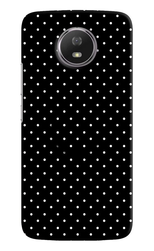 White Dots Moto G5S Pop Case by Casekaro