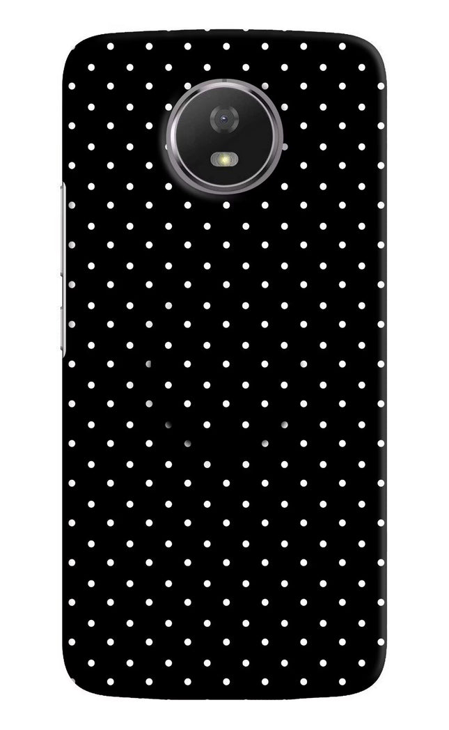 White Dots Moto G5S Pop Case by Casekaro