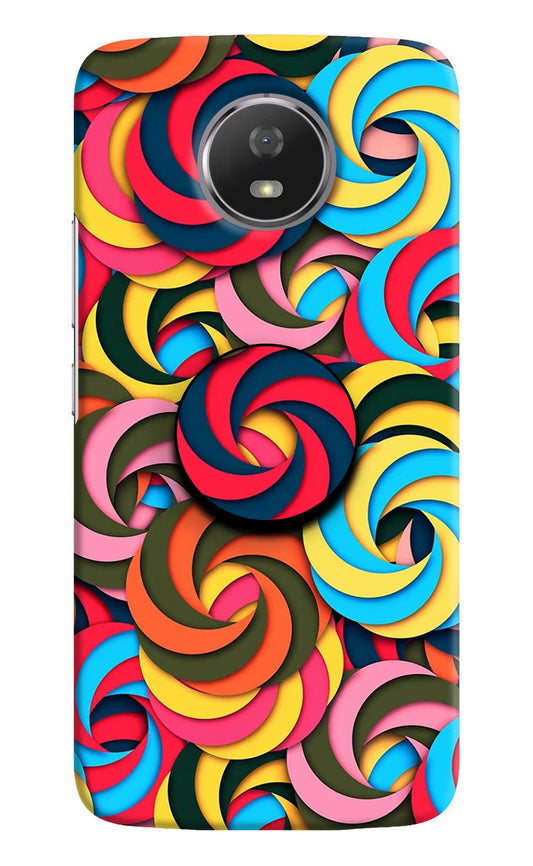 Spiral Pattern Moto G5S Pop Case by Casekaro