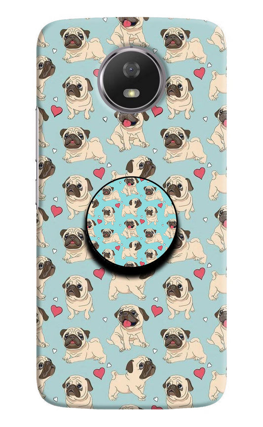 Pug Dog Moto G5S Pop Case by Casekaro