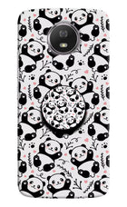 Cute Panda Moto G5S Pop Case by Casekaro