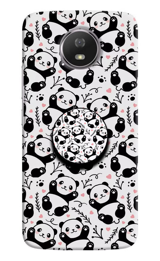 Cute Panda Moto G5S Pop Case by Casekaro