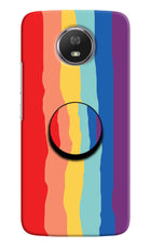 Rainbow Moto G5S Pop Case by Casekaro