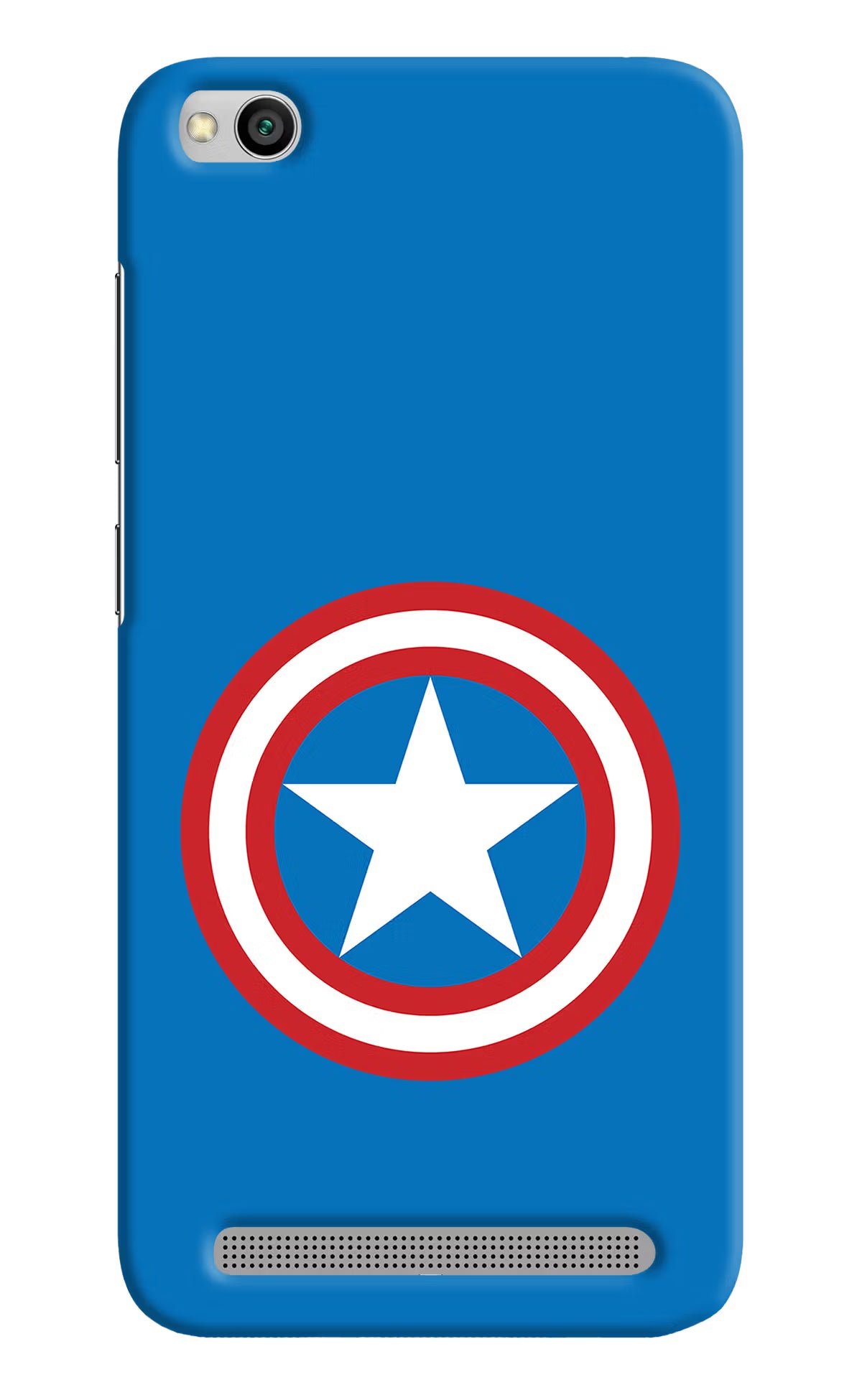 Captain America Logo Redmi 5A Hard Case Back Cover by Casekaro