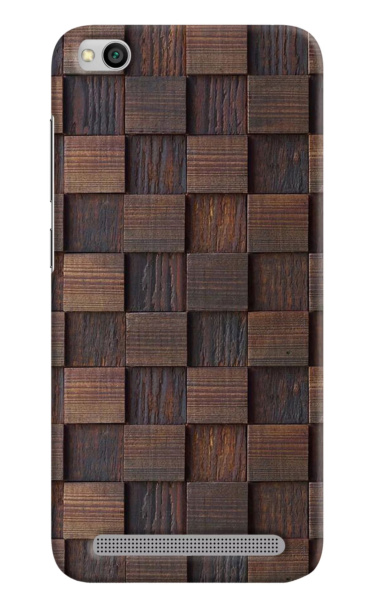 Wooden Cube Design Redmi 5A Hard Case Back Cover by Casekaro