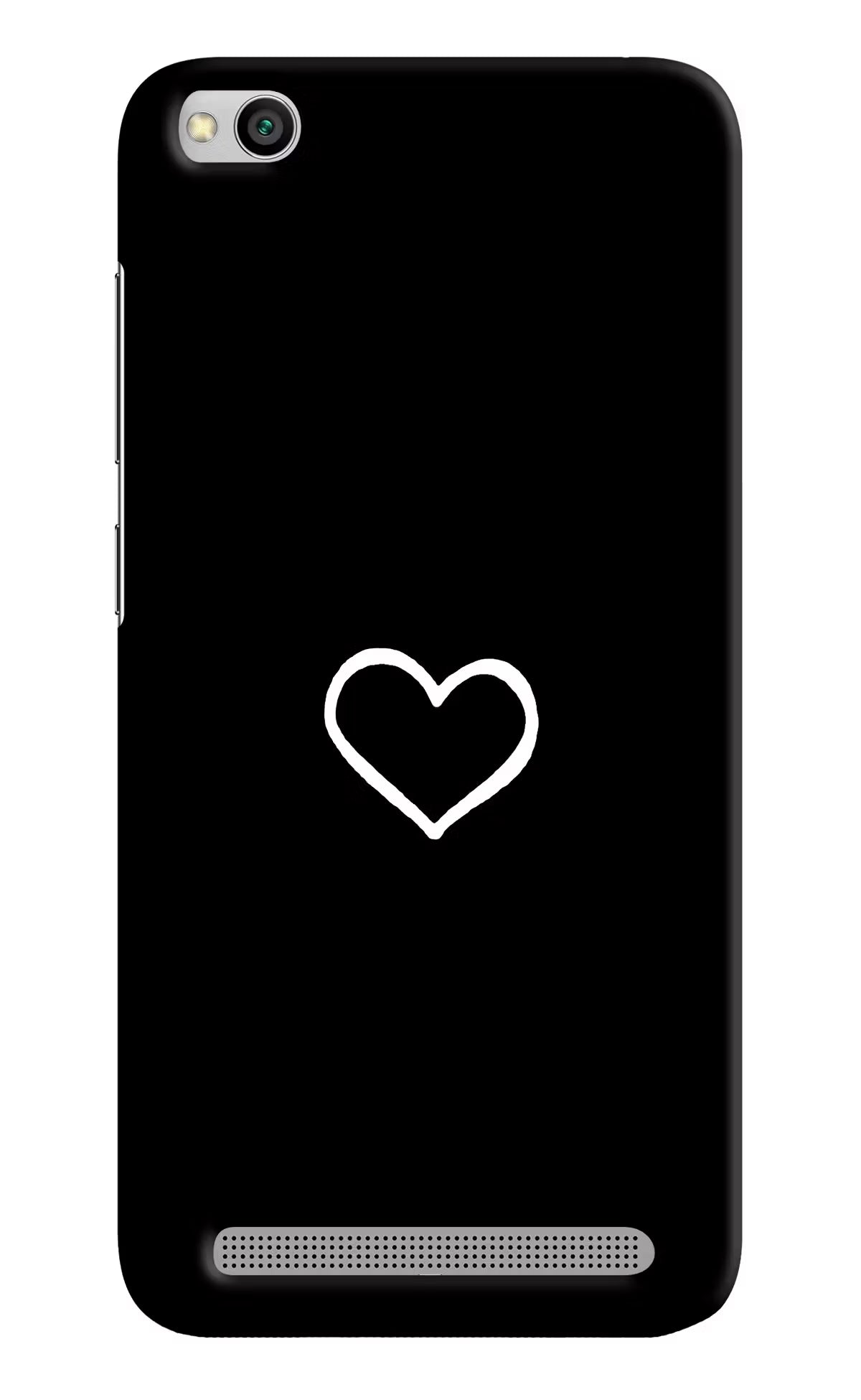 Heart Redmi 5A Hard Case Back Cover by Casekaro