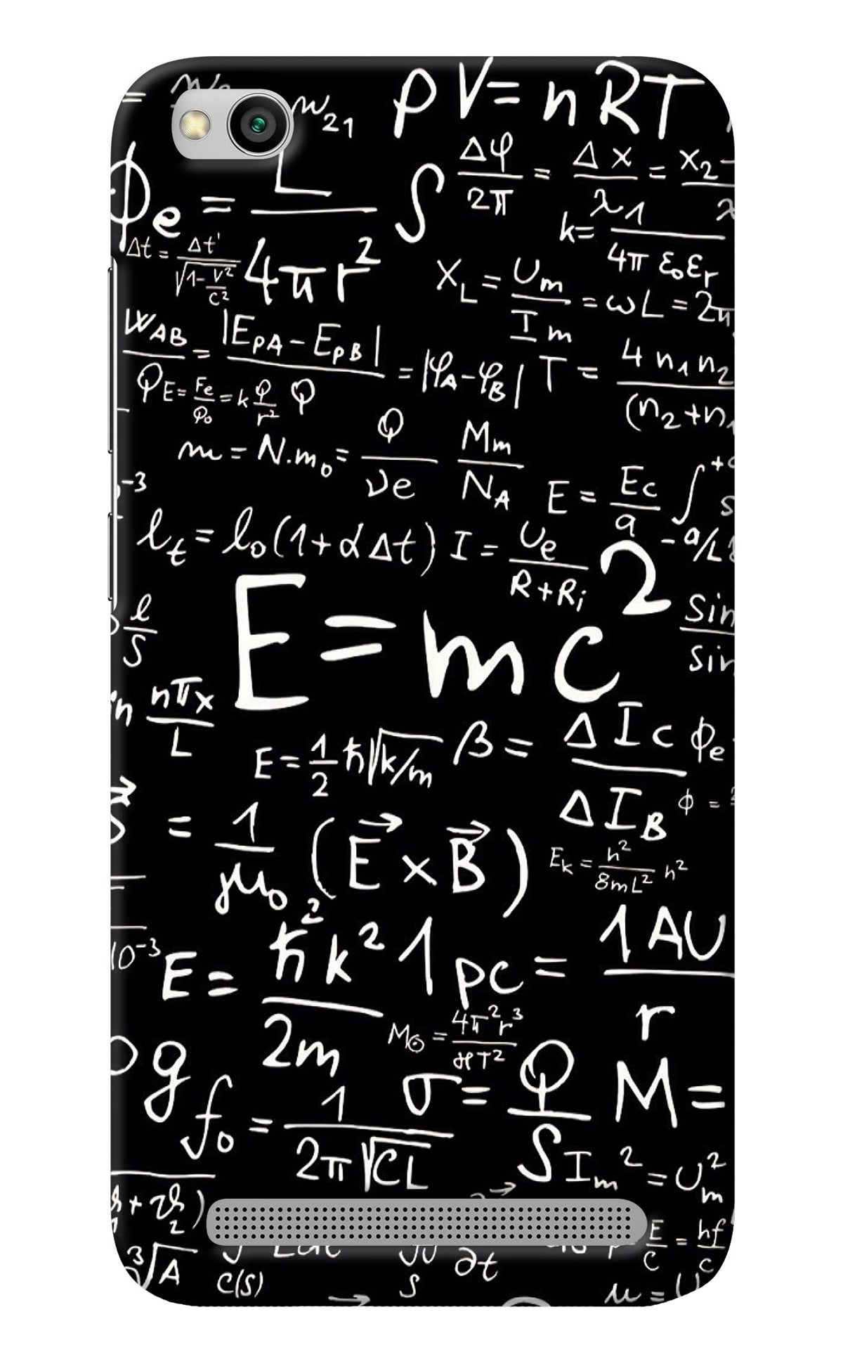 Physics Albert Einstein Formula Redmi 5A Back Cover