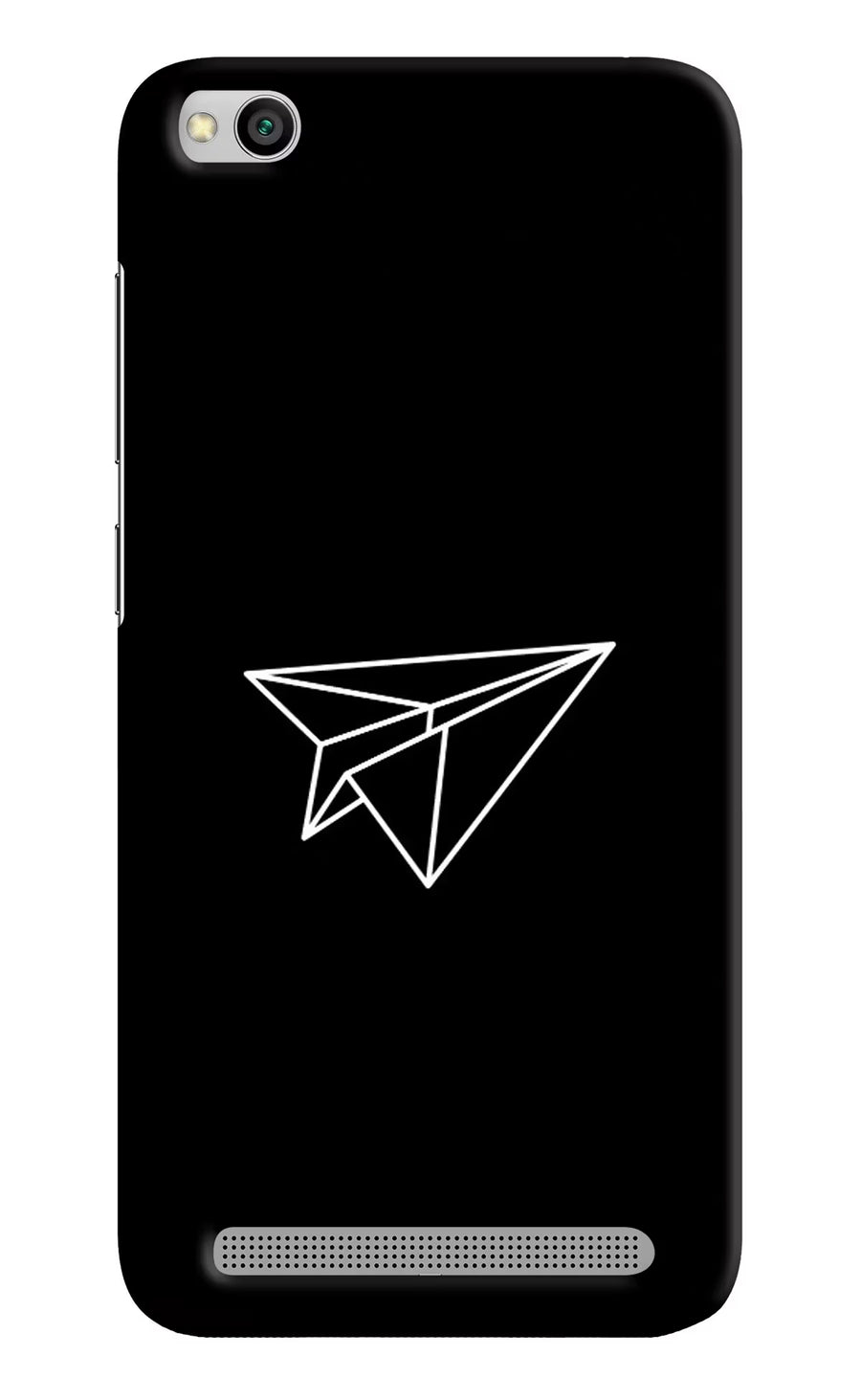 Paper Plane White Redmi 5A Back Cover, Hard case
