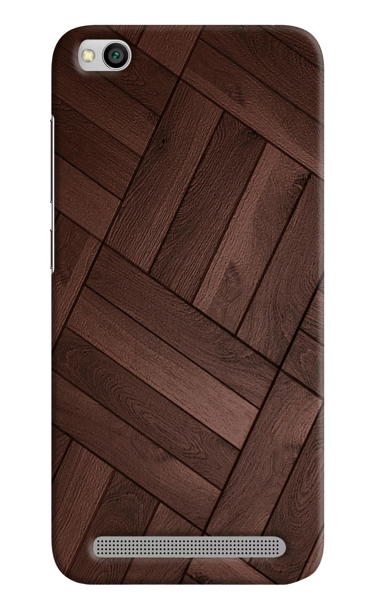 Wooden Texture Design Redmi 5A Hard Case Back Cover by Casekaro