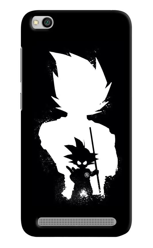 Goku Shadow Redmi 5A Hard Case Back Cover by Casekaro