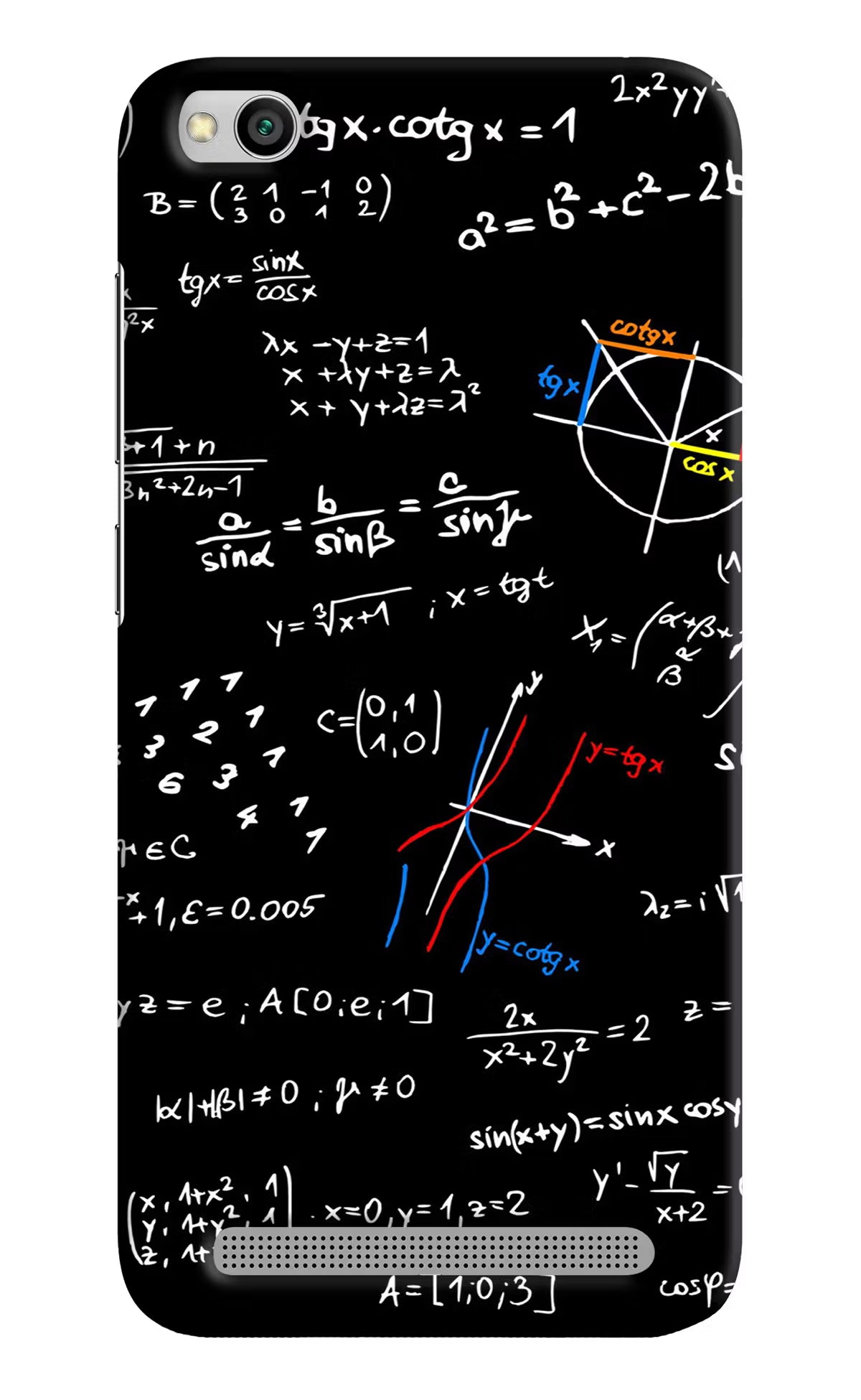 Mathematics Formula Redmi 5A Hard Case Back Cover by Casekaro