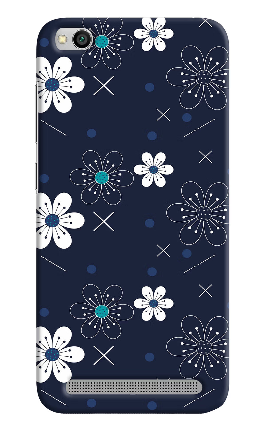 Flowers Redmi 5A Back Cover, Hard case
