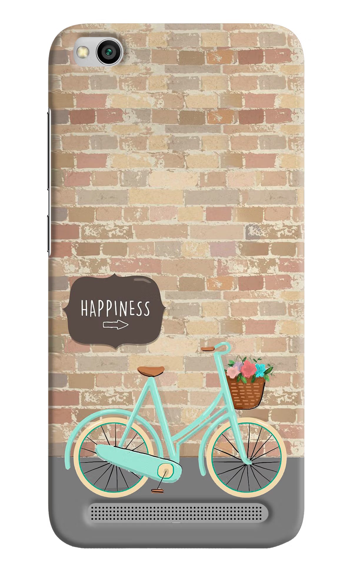 Happiness Artwork Redmi 5A Hard Case Back Cover by Casekaro