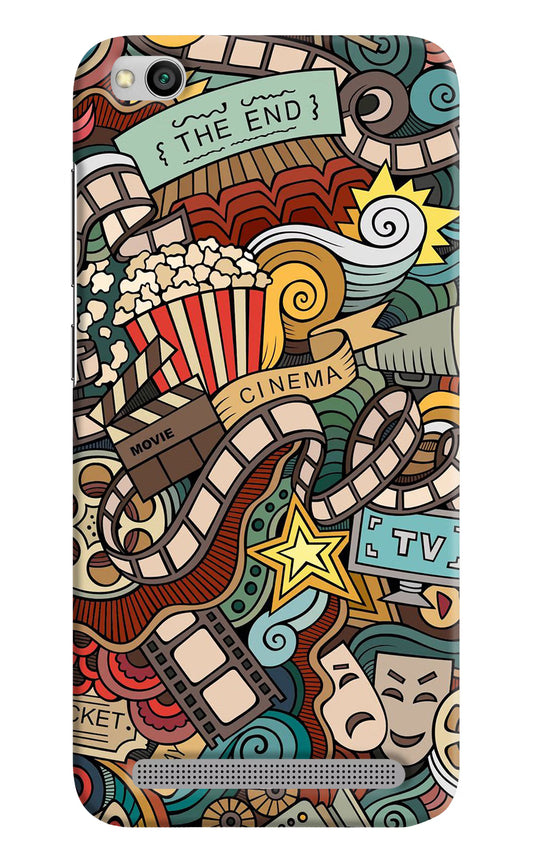 Cinema Abstract Redmi 5A Hard Case Back Cover by Casekaro