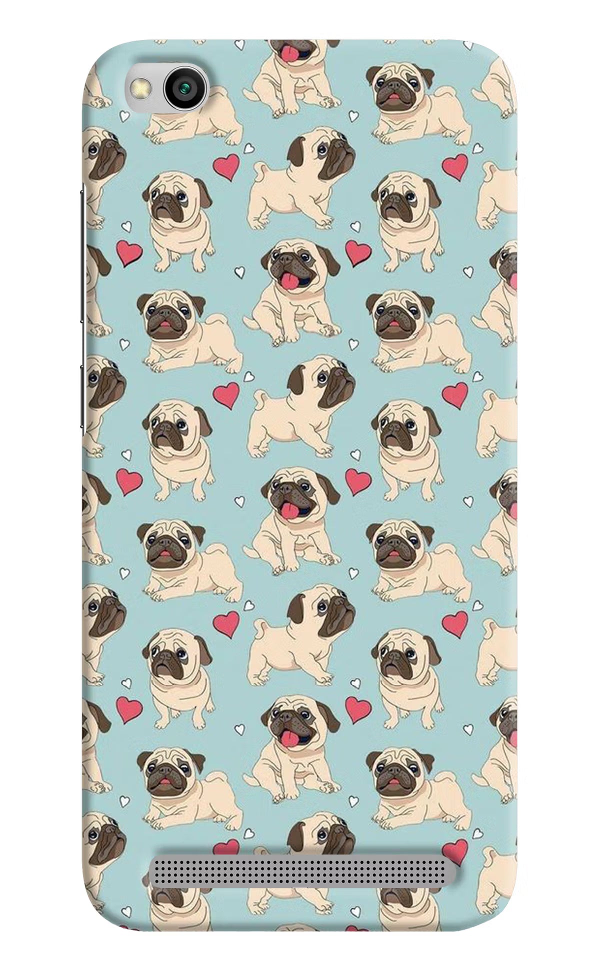 Pug Dog Redmi 5A Hard Case Back Cover by Casekaro