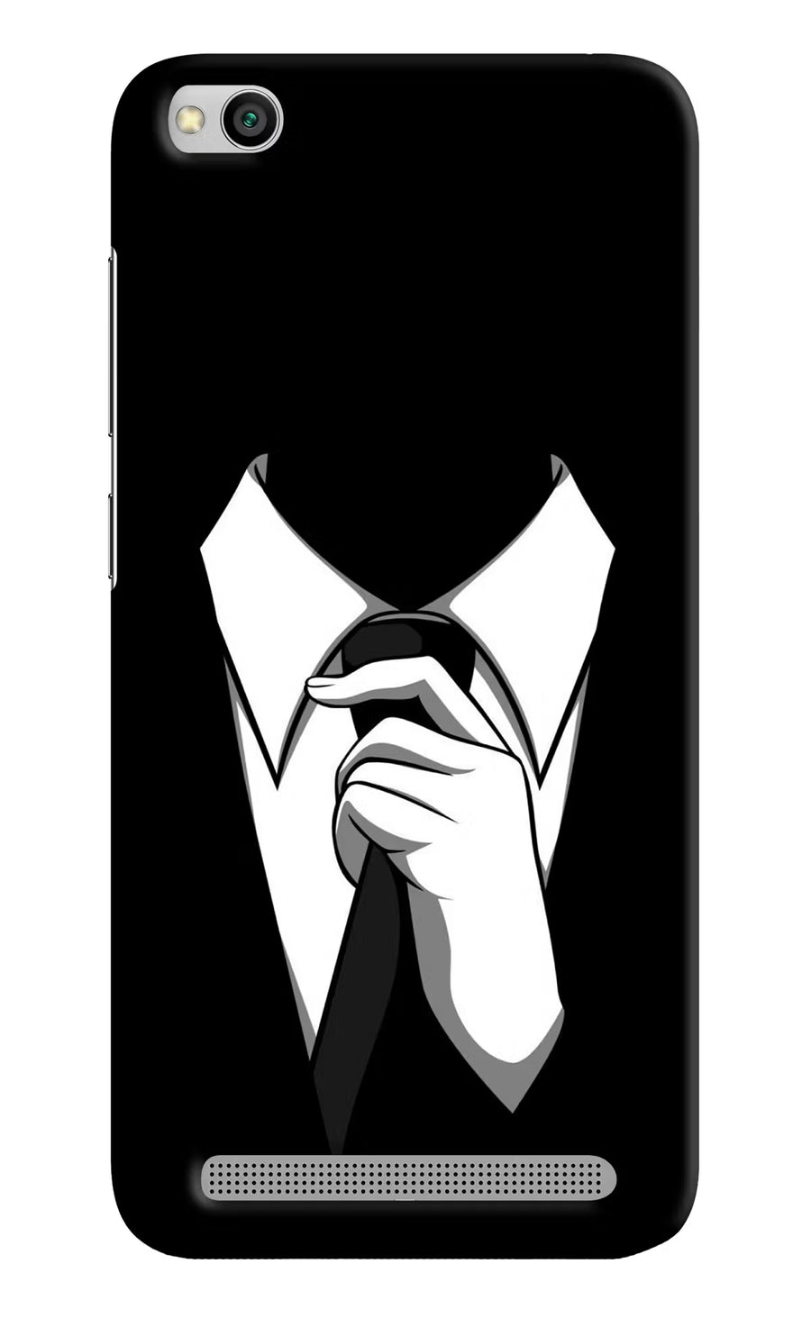 Black Tie Redmi 5A Back Cover, Hard case