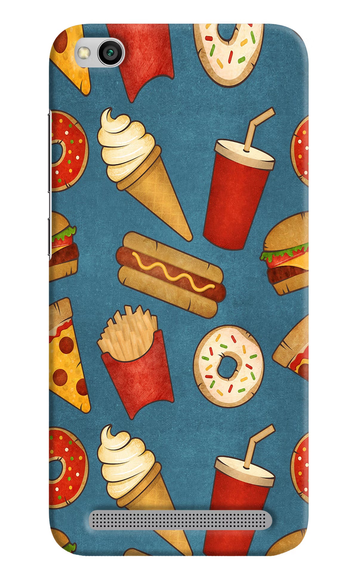 Foodie Redmi 5A Hard Case Back Cover by Casekaro