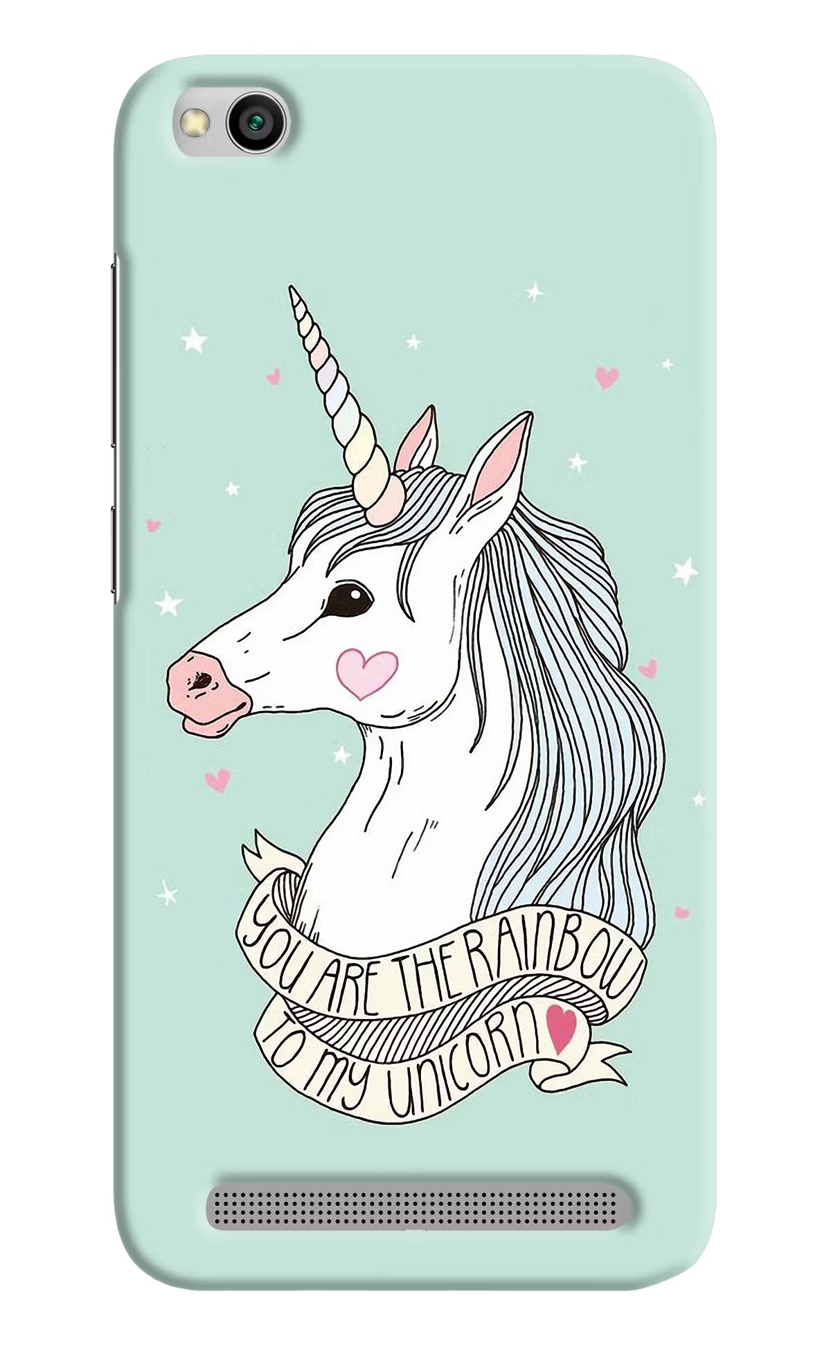 Unicorn Wallpaper Redmi 5A Hard Case Back Cover by Casekaro