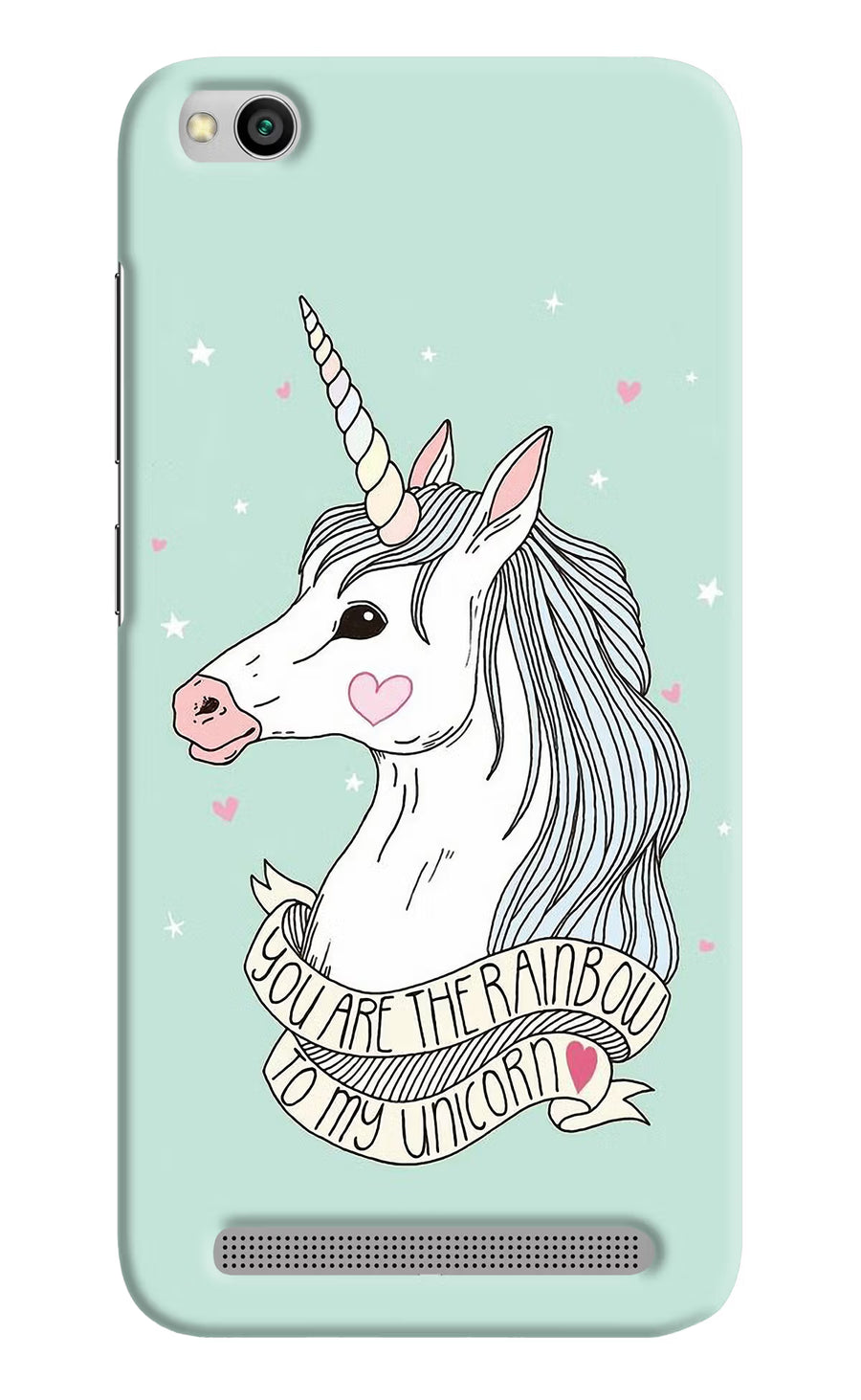 Unicorn Wallpaper Redmi 5A Back Cover, Hard case