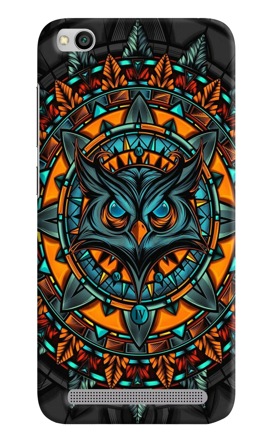 Angry Owl Art Redmi 5A Back Cover, Hard case