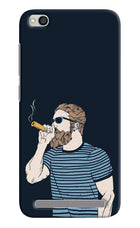 Smoking Redmi 5A Hard Case Back Cover by Casekaro