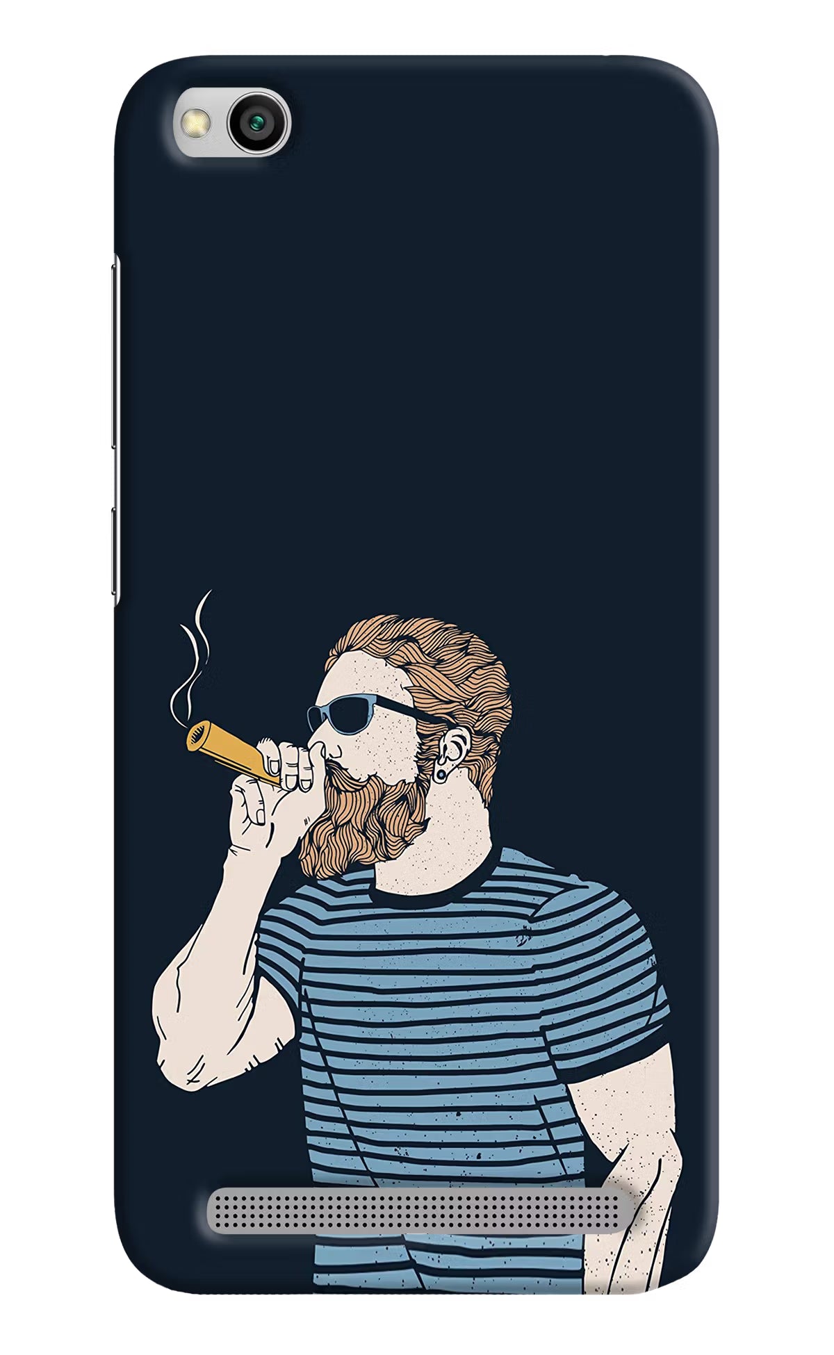 Smoking Redmi 5A Hard Case Back Cover by Casekaro