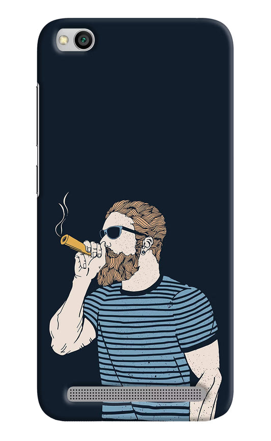Smoking Redmi 5A Hard Case Back Cover by Casekaro