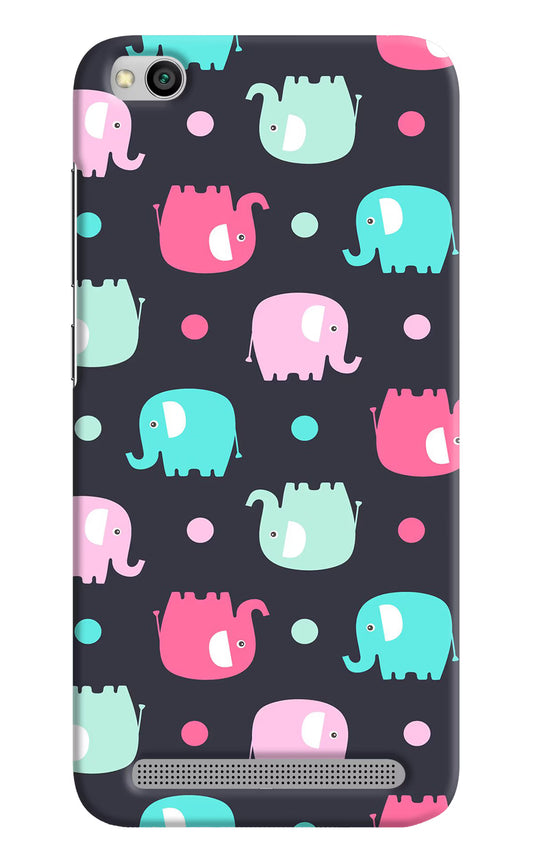 Elephants Redmi 5A Hard Case Back Cover by Casekaro