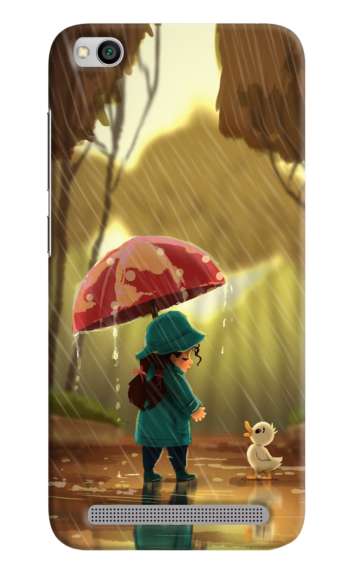 Rainy Day Redmi 5A Hard Case Back Cover by Casekaro