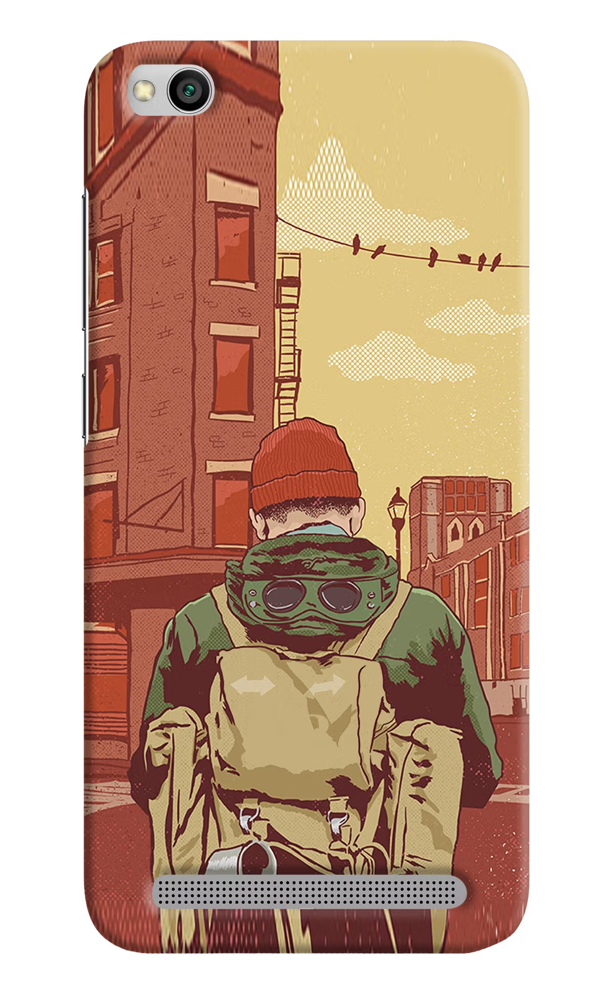 Adventurous Redmi 5A Hard Case Back Cover by Casekaro