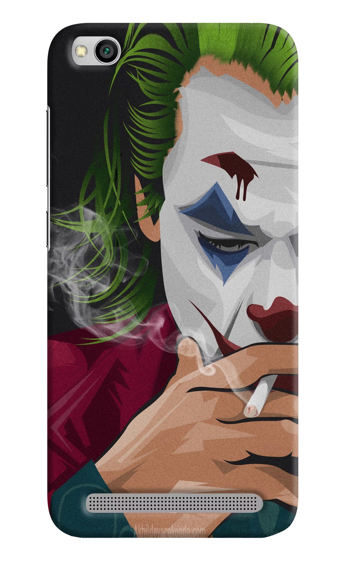 Joker Smoking Redmi 5A Hard Case Back Cover by Casekaro