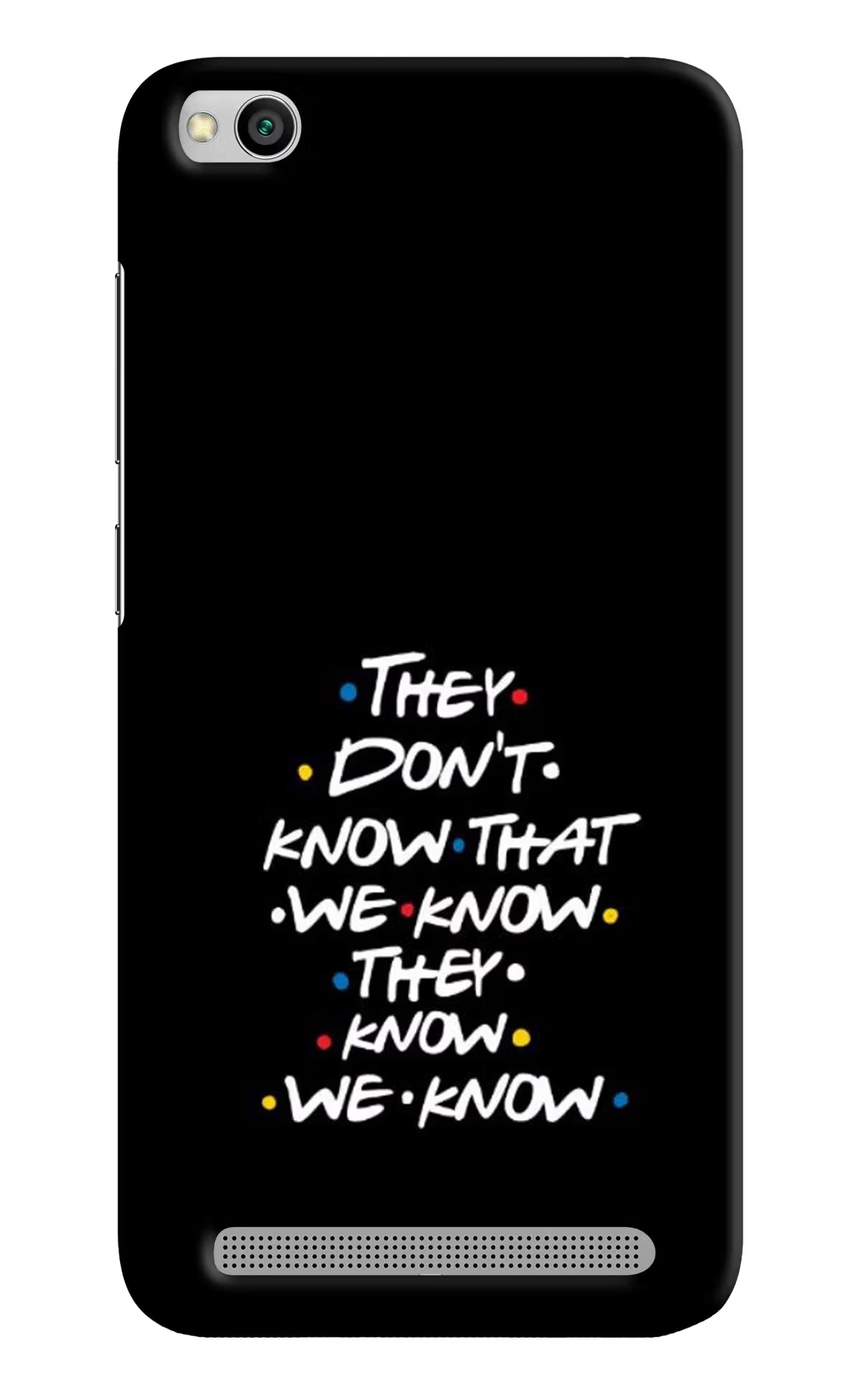FRIENDS Dialogue Redmi 5A Hard Case Back Cover by Casekaro