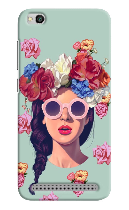 Pretty Girl Redmi 5A Hard Case Back Cover by Casekaro